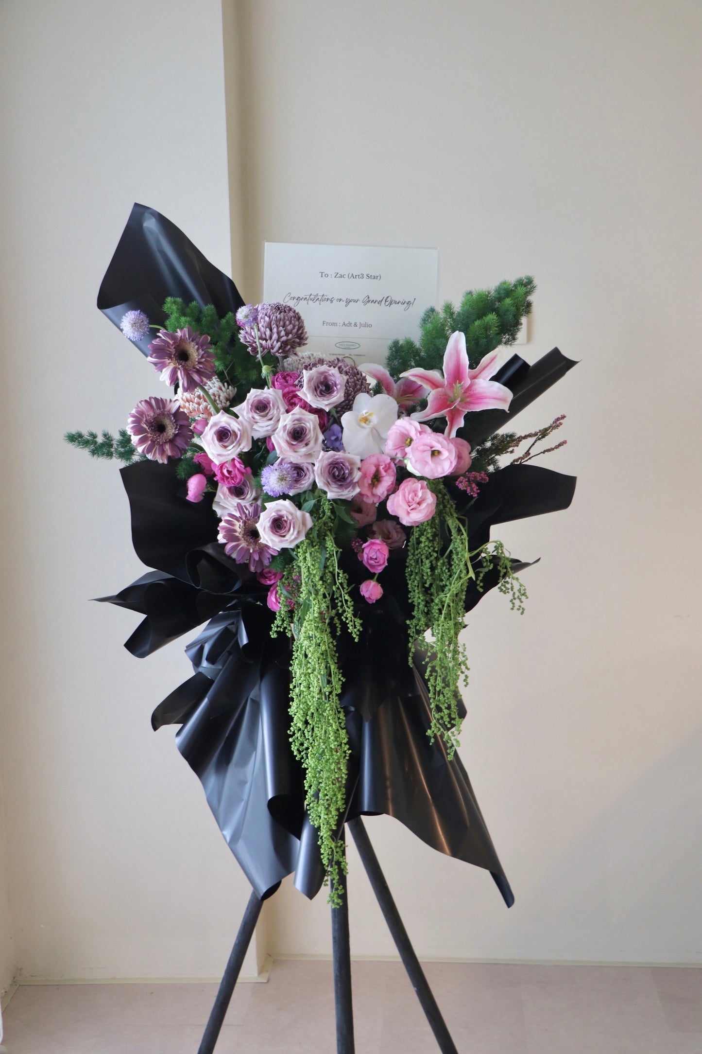 Dark Purple Opening Stand