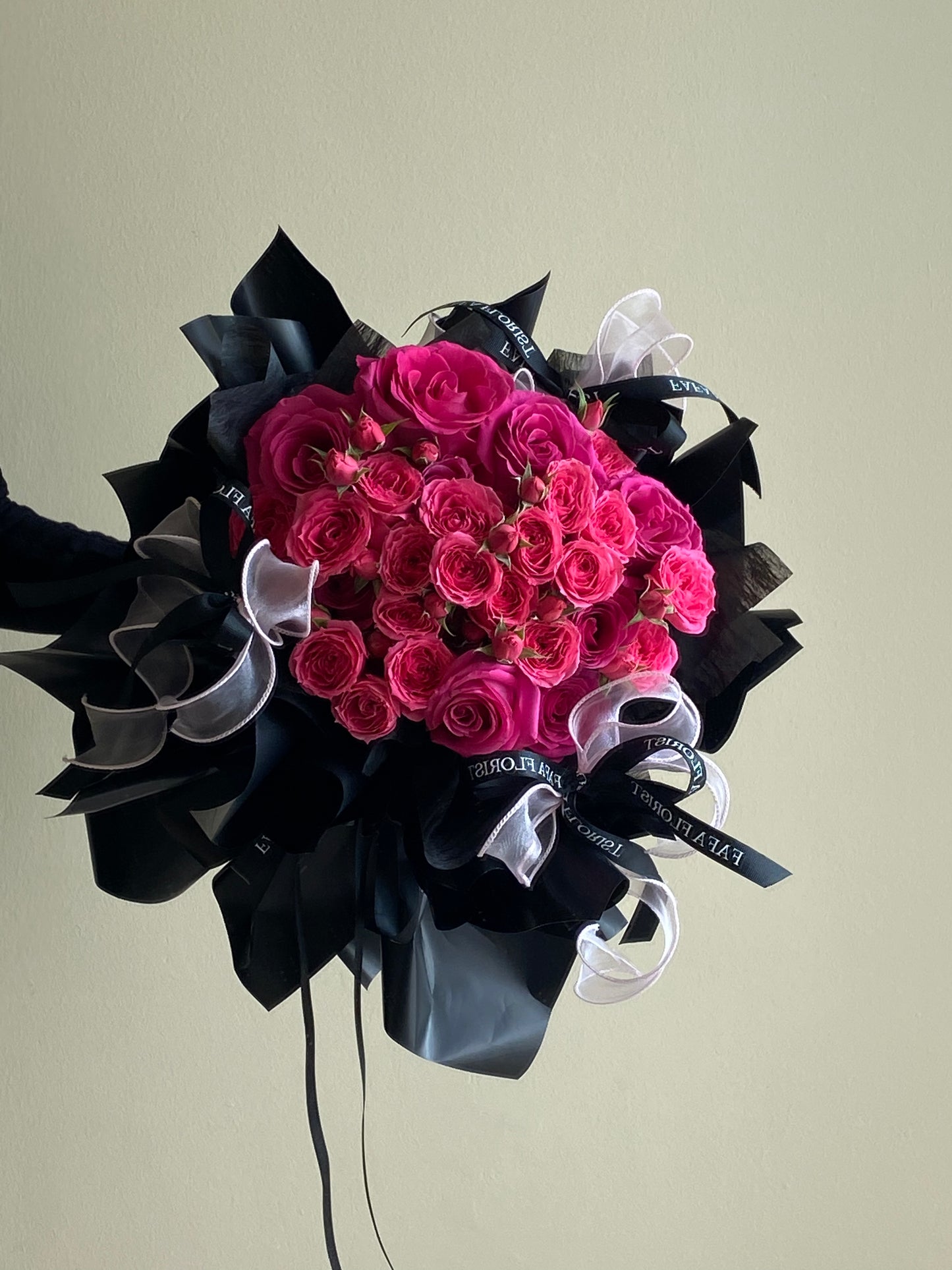 Pink Floyd & Mini Rose ( Ribbon )