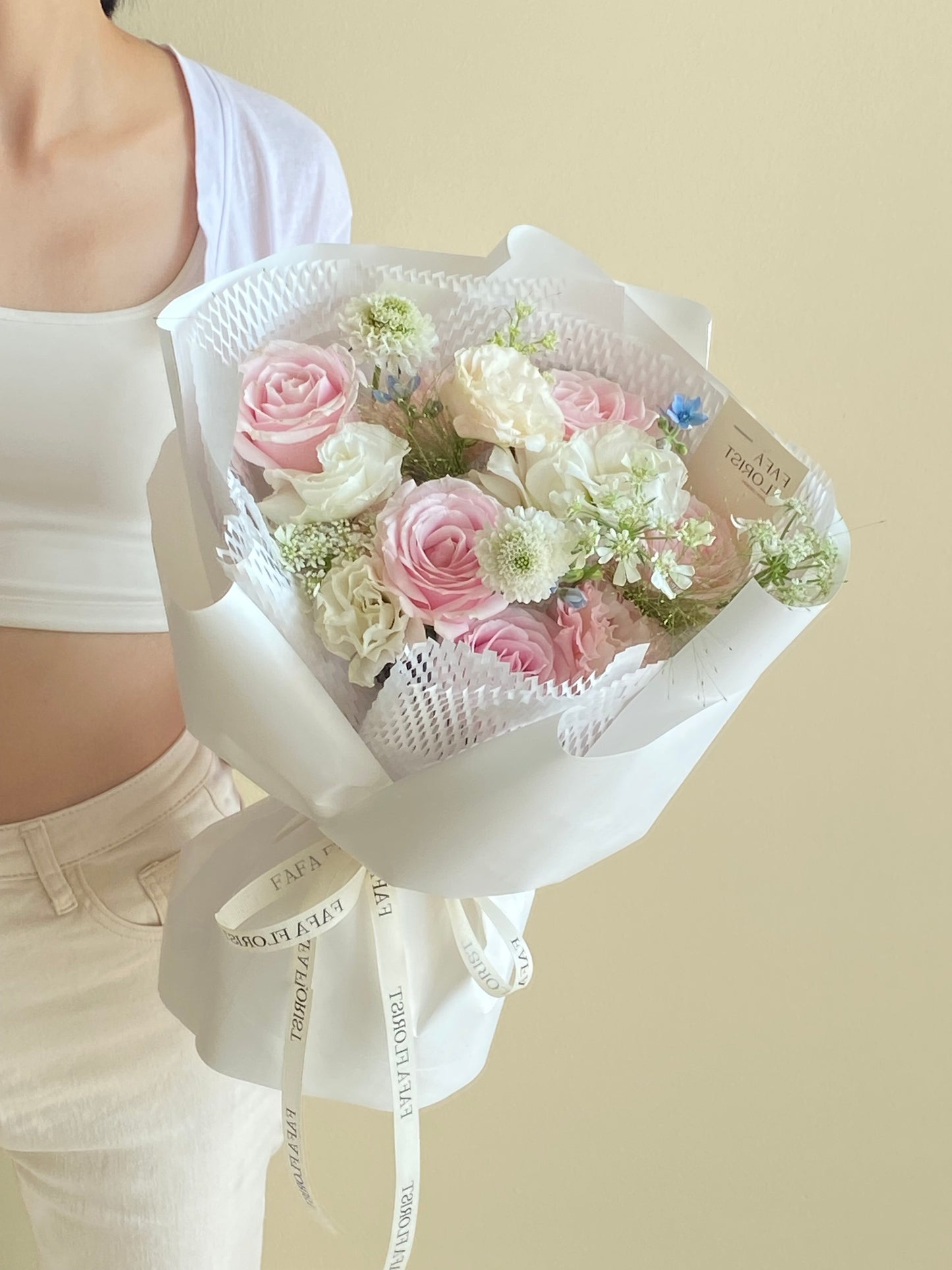 Soft Pink & White Tone