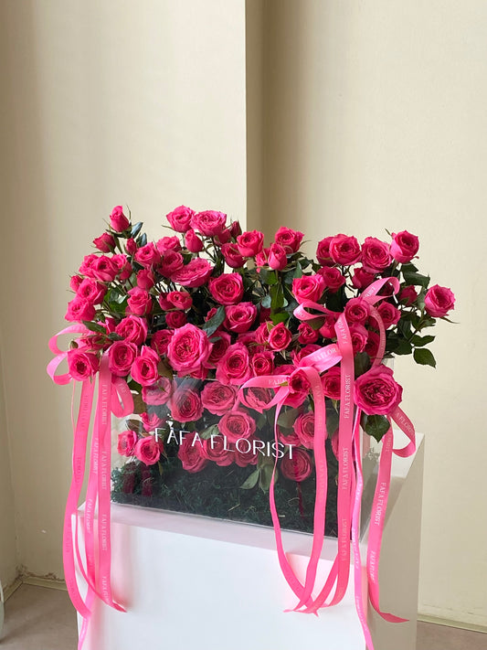 Garden Of ‘Mini Roses’ Hot Pink (M)