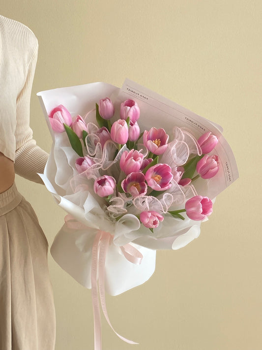 Pink Tulip ( lace )