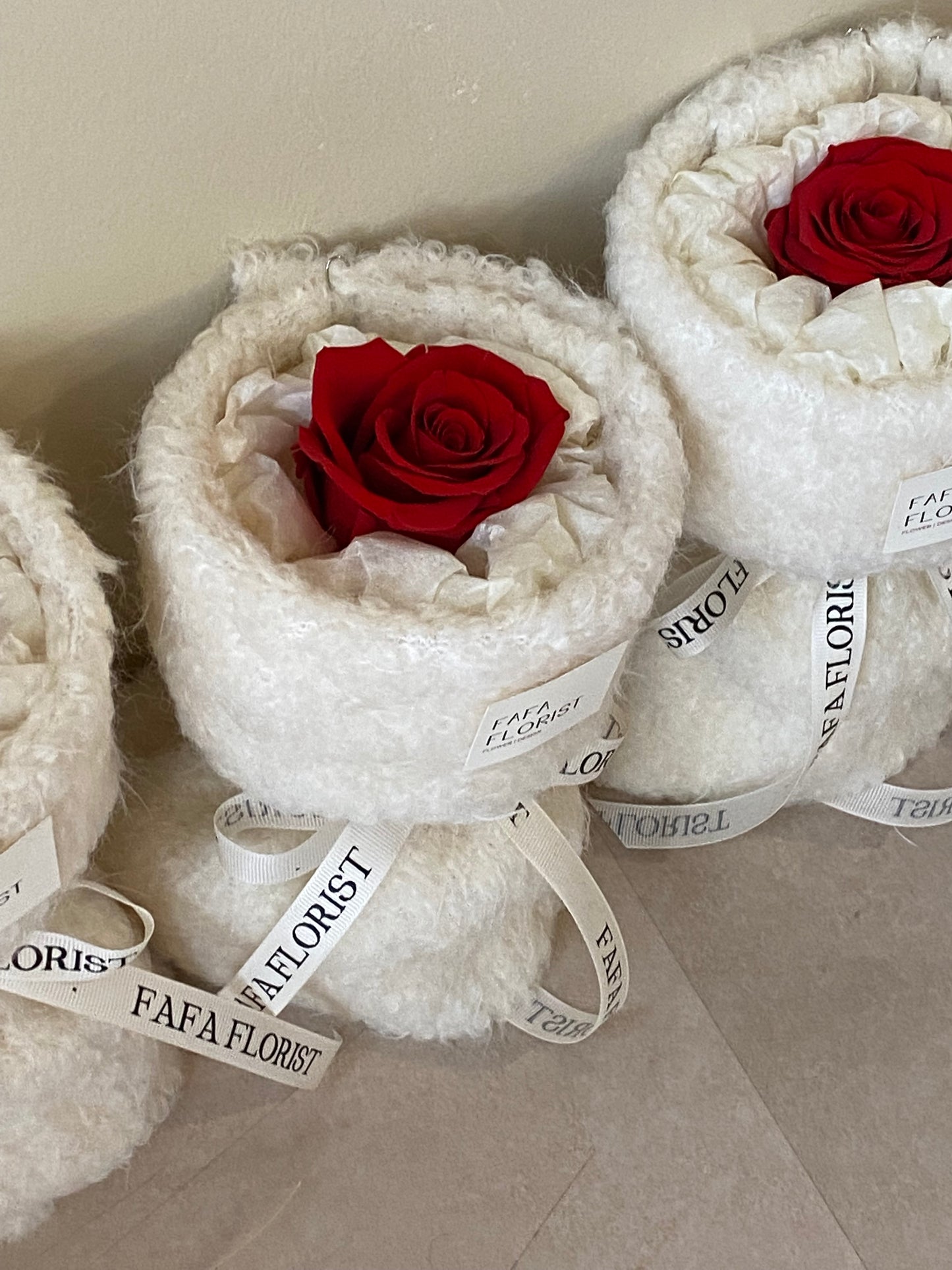 Preserved Single Red Rose ( Fluffy )