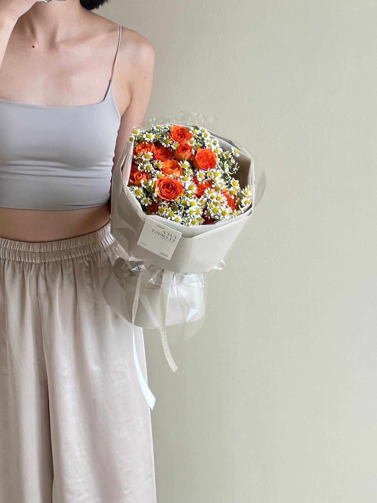 Mini Orange Rose Chamomile