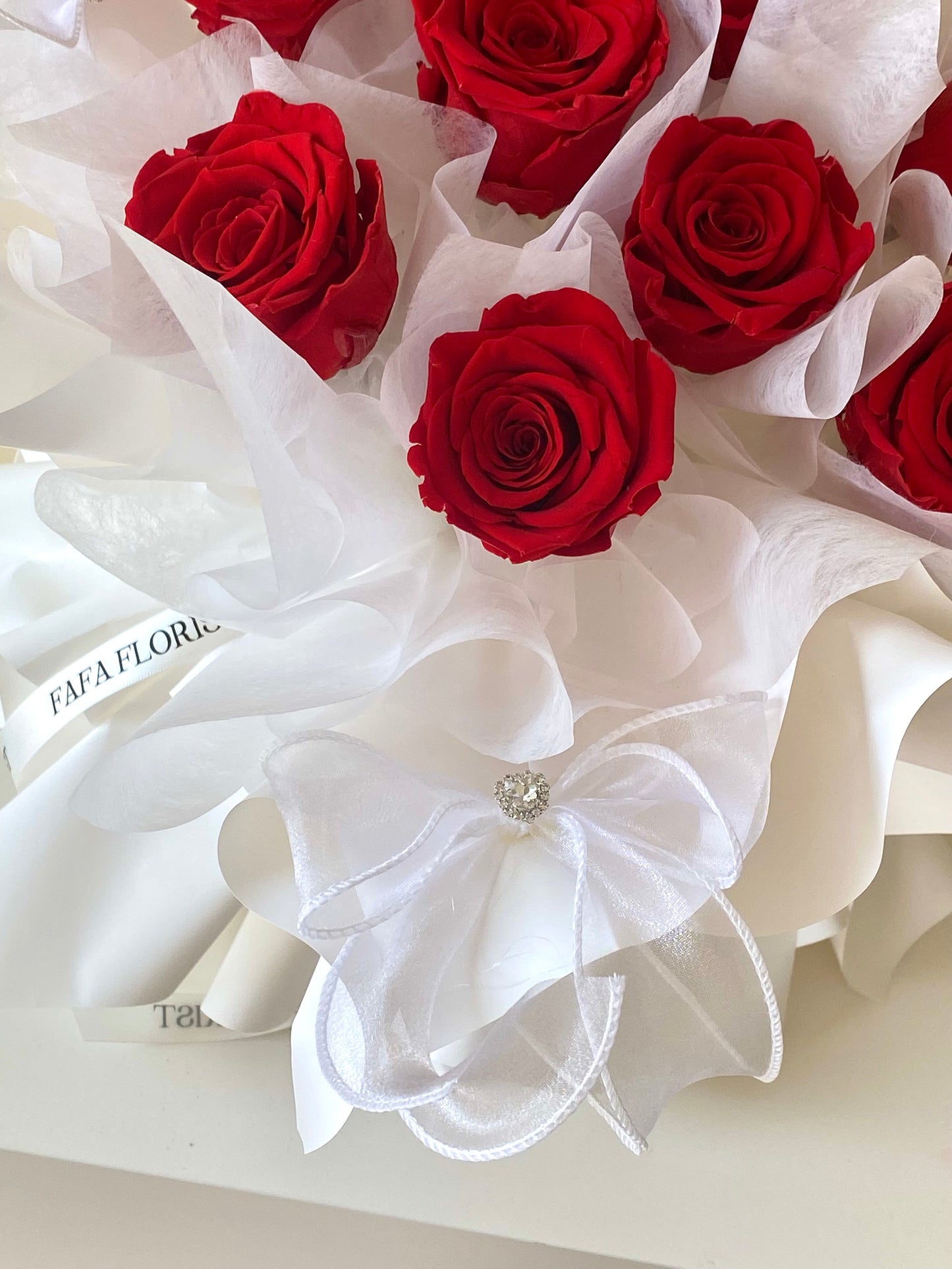 Preserved Diamond - Red Rose