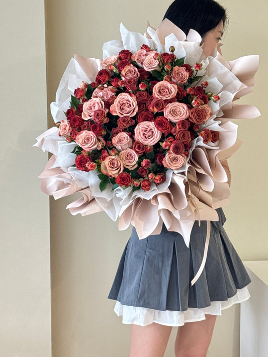 Cappuccino & Choc Rose