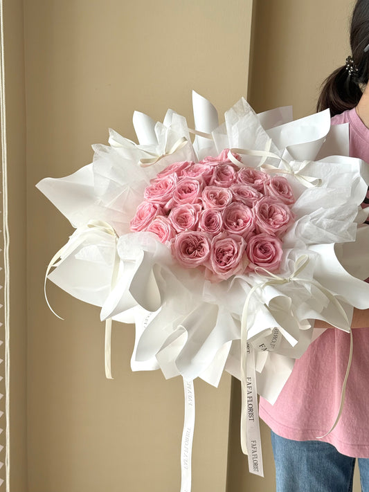 Ribbon Pink Garden Rose