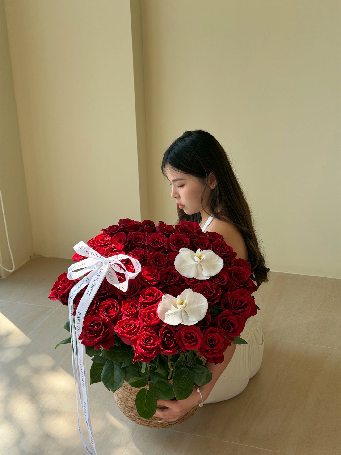 Red Rose Basket 🧺
