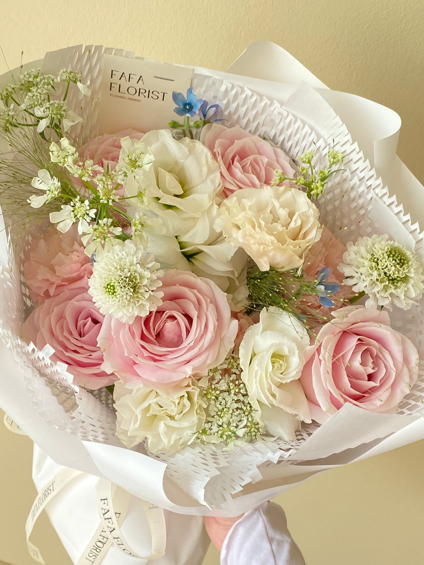 Soft Pink & White Tone