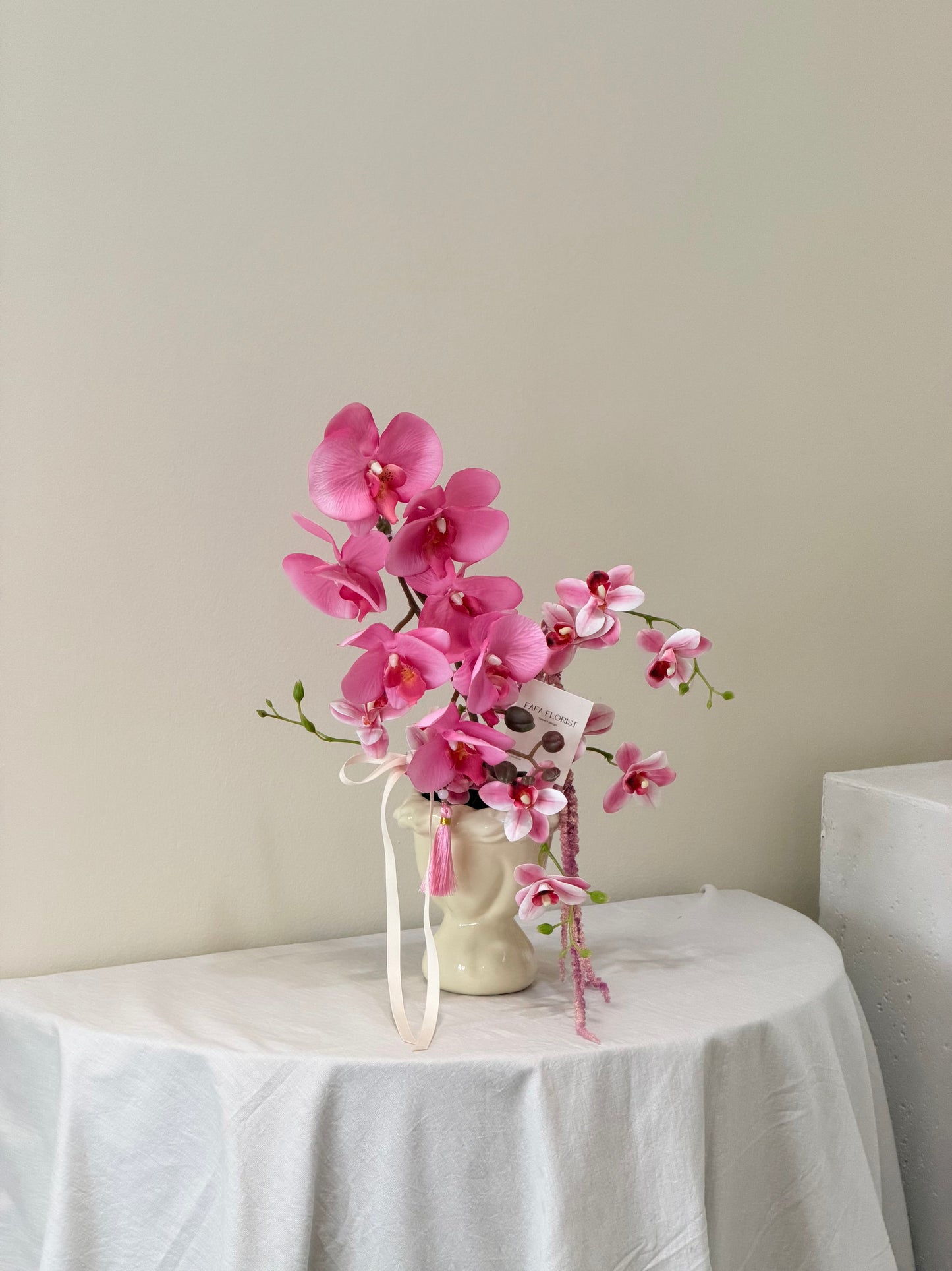 Artificial Orchid in Vase