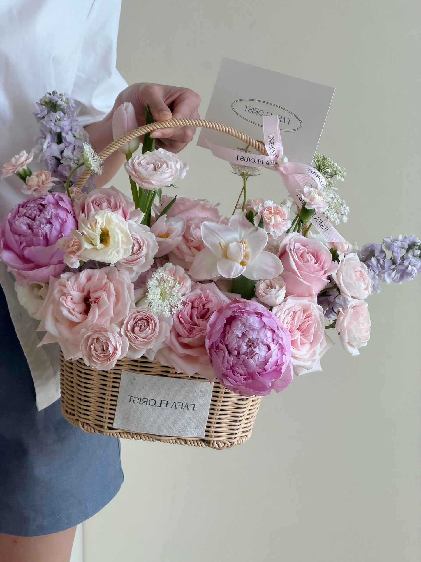 (02) Customise Flower Basket (M)