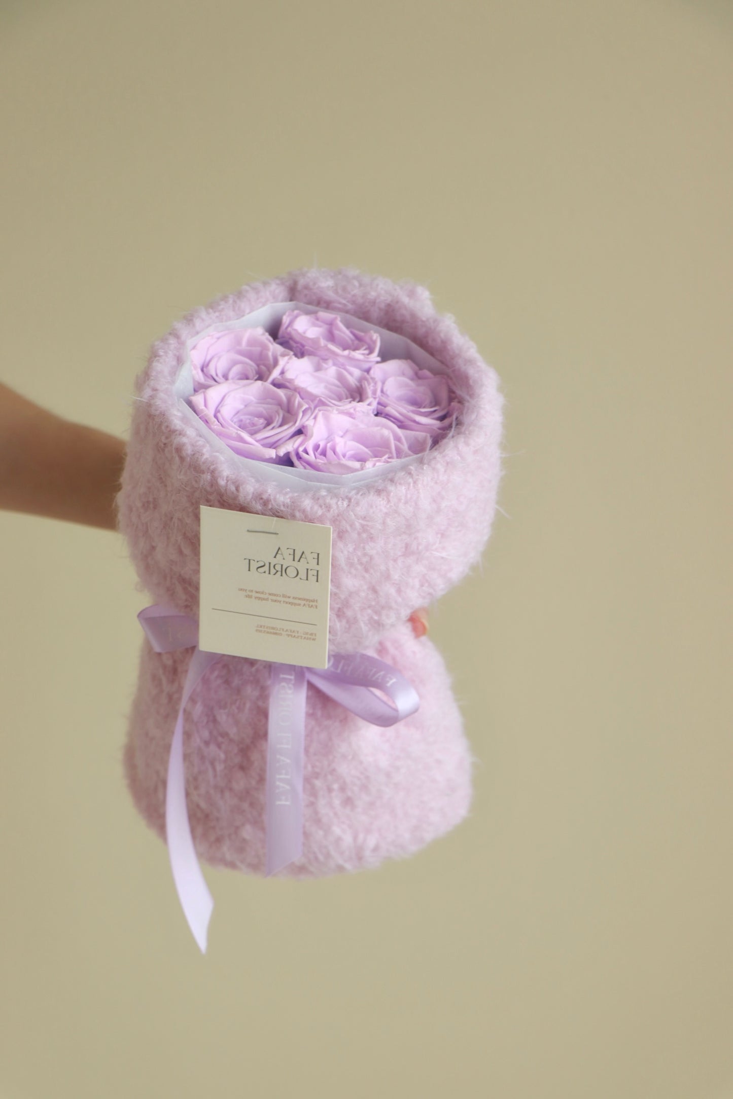 Preserved Lilac Rose ( Fluffy )