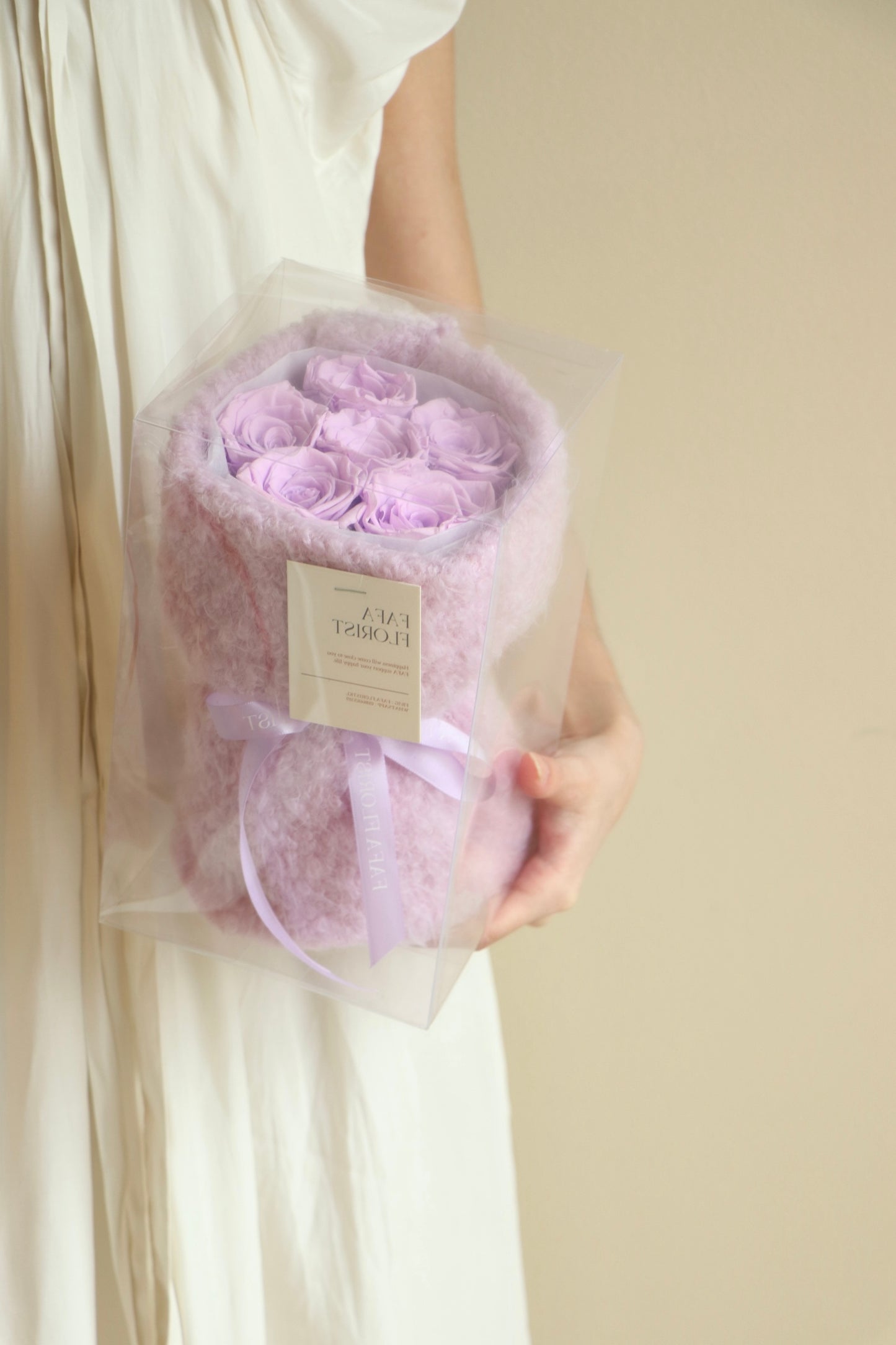 Preserved Lilac Rose ( Fluffy )