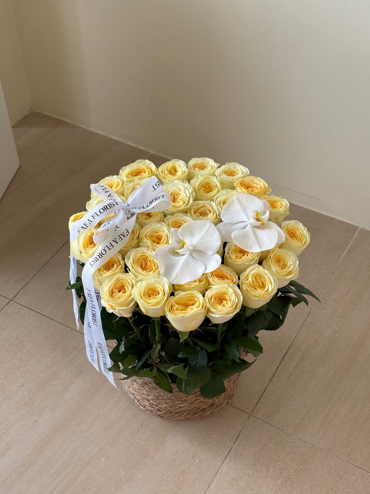 Buttercup Rose Basket 🧺