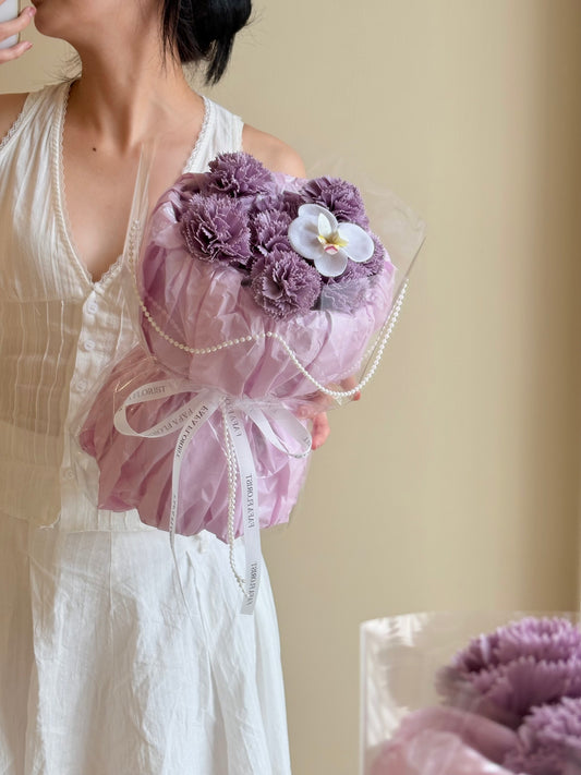 Soap Carnation ( Purple )