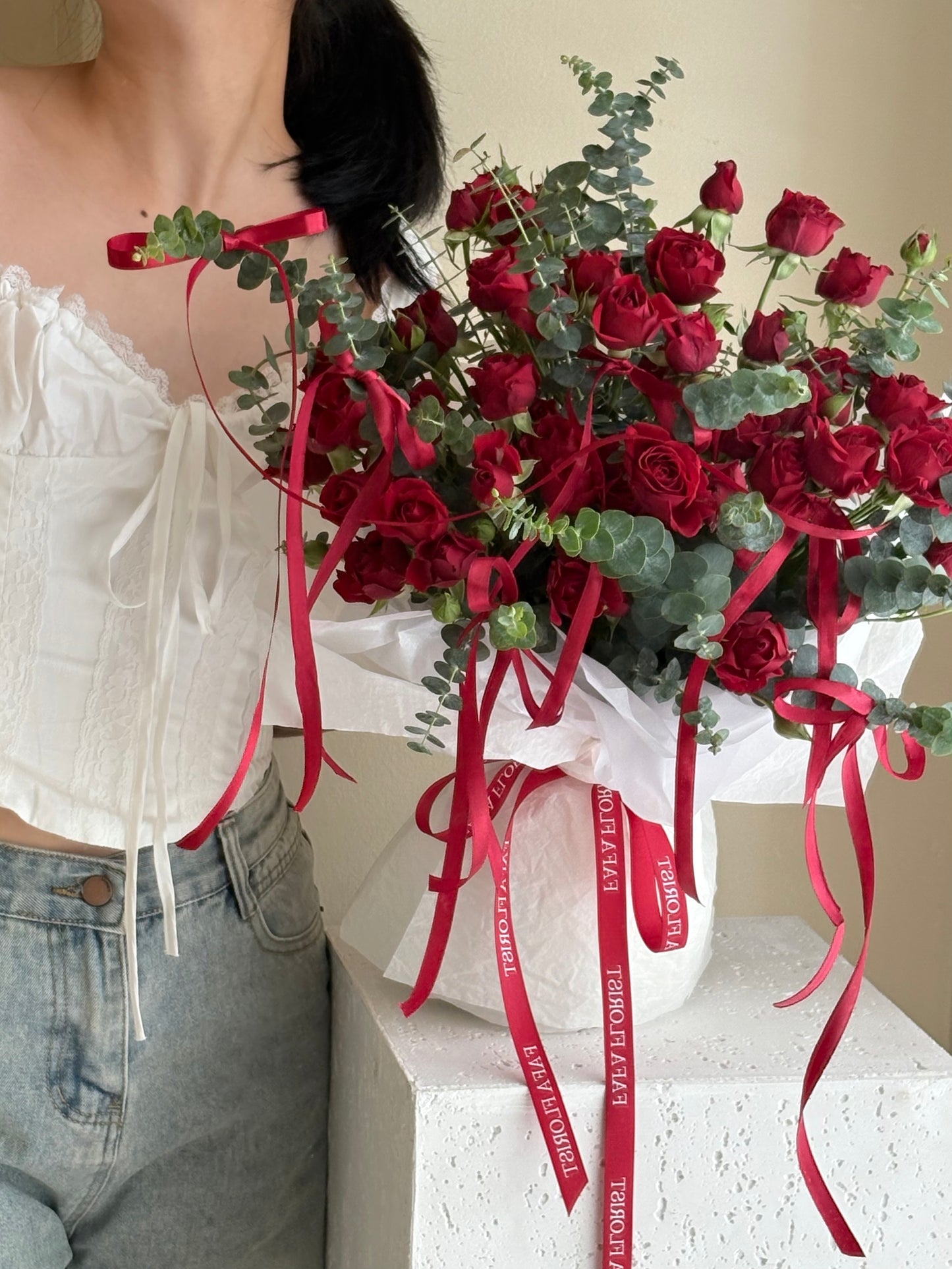 Ribbon Mini Rose
