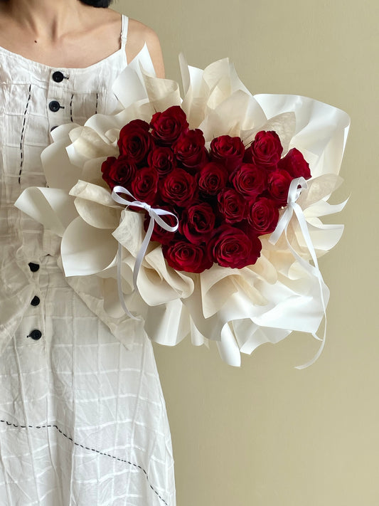 Heart Red Rose