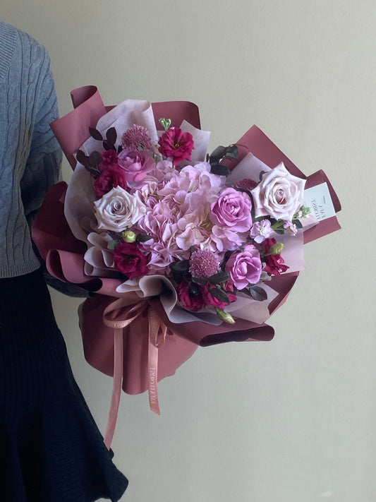 Pink & Burgundy Tone