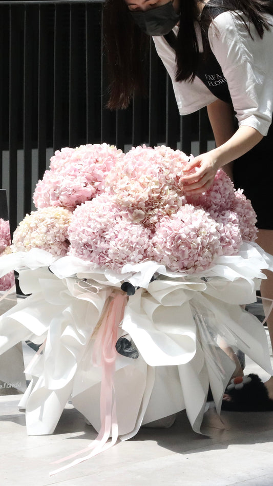 XXL Pink Hydrangea