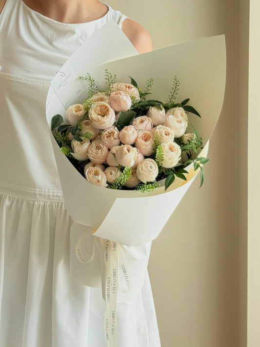 Mini Rose Peach Rose