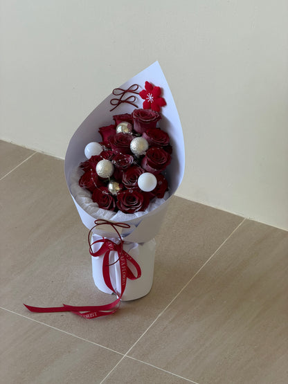 Christmas Red Rose