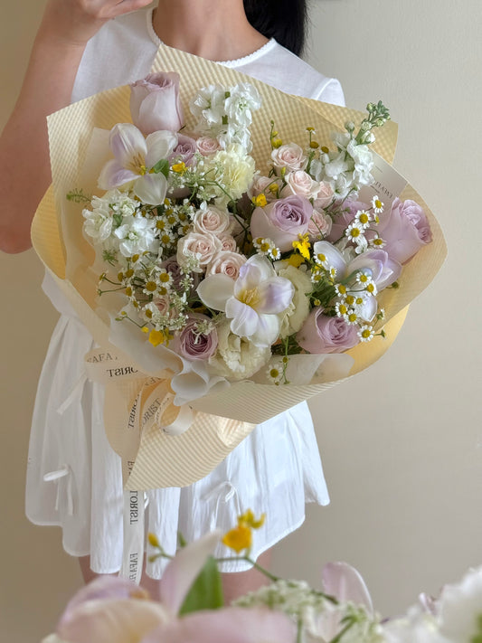 Pastel Lilac Yellow