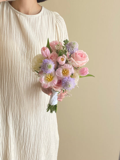 Pink Lilac Bridal Bouquet