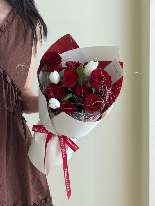 （Red Rose & Tulip)