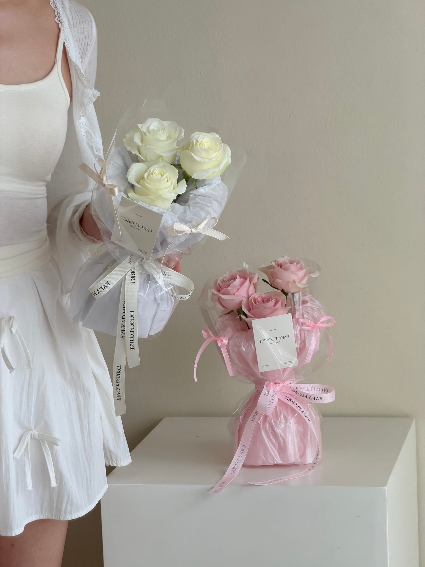 Petite Ribbon Rose