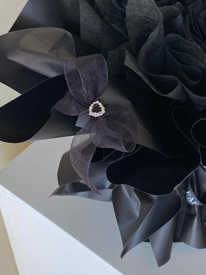 Preserved Diamond - Black Rose
