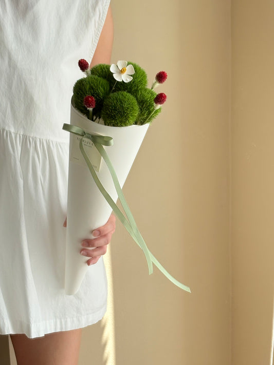 Green moss flower (Cone)