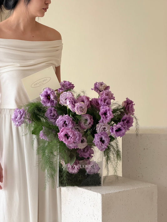 Garden Of Eustoma (M) Purplish