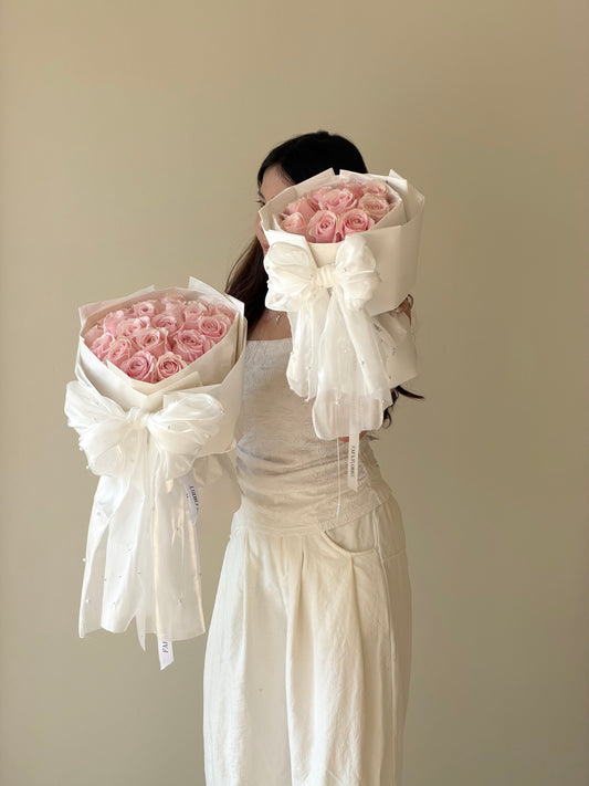 Pink Rose Ribbon 🎀