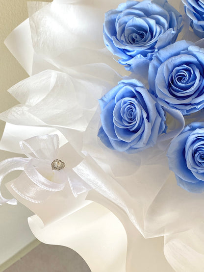 Preserved Diamond - Blue Rose