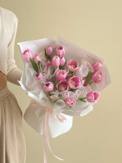 Pink Tulip ( lace )