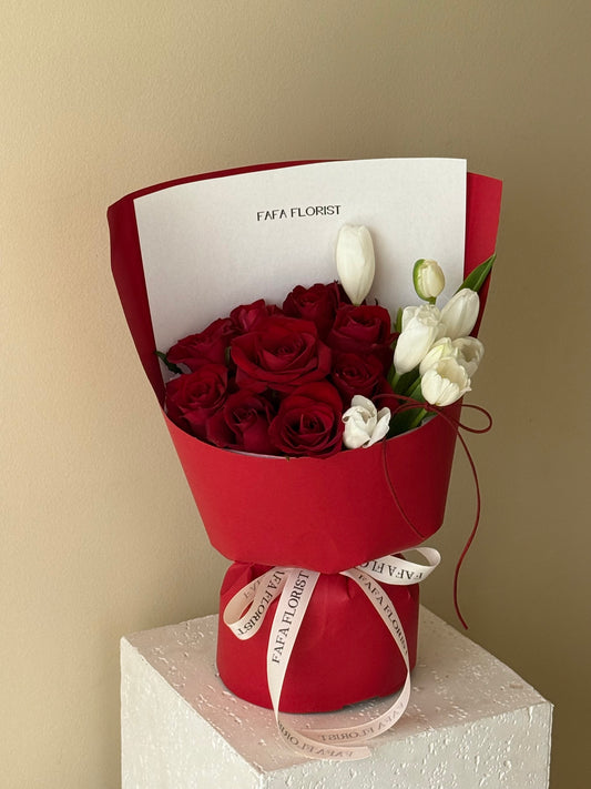 Red Rose & Tulip