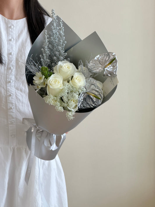 (Silver White Tone S)