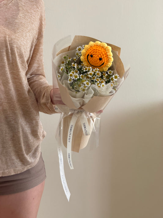 Smiley Crochet Chamomile