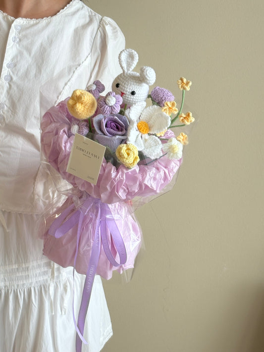 Crochet Mix Purple (Rabbit)