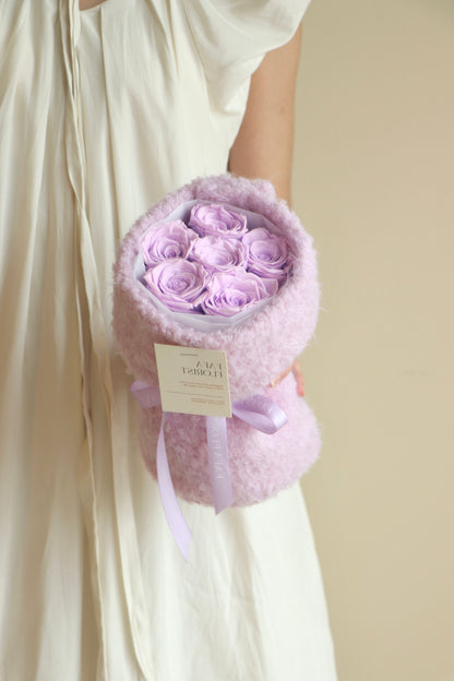 Preserved Lilac Rose ( Fluffy )